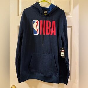 NBA Men's Navy Hoodie Size Large NWT